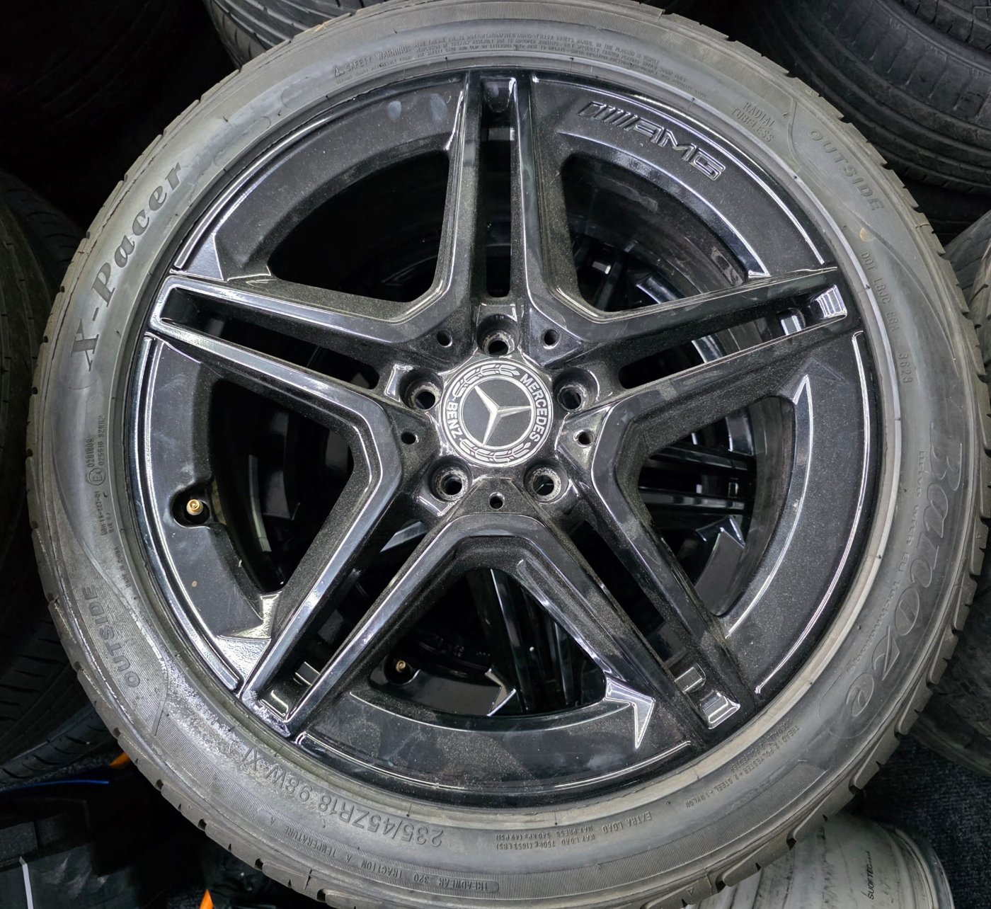 A Class Style Alloy Wheels with Tyres for Mercedes-Benz – 18" – Used
