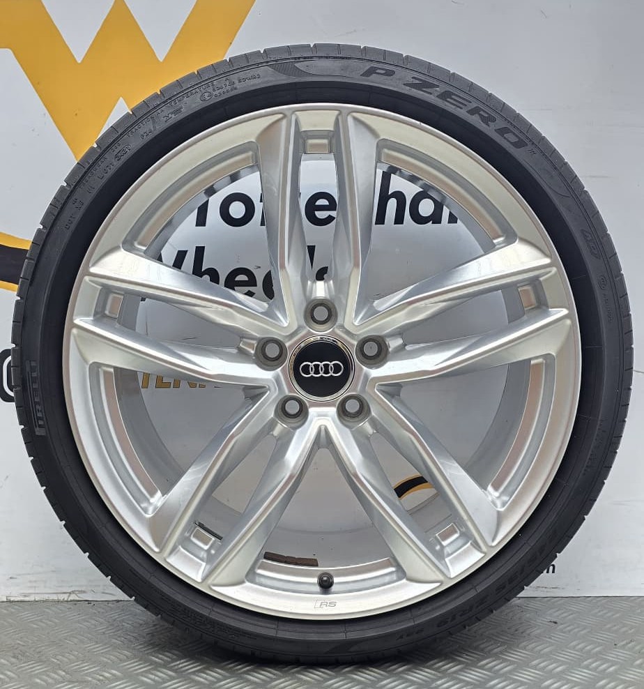 19" ORIGINAL USED TTRS ALLOY WHEELS WITH TYRES