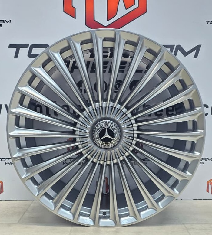 SET OF 4 brand New 20" MERCEDES MAYBACH MM03 STYLE ALLOY WHEELS HYPER SILVER