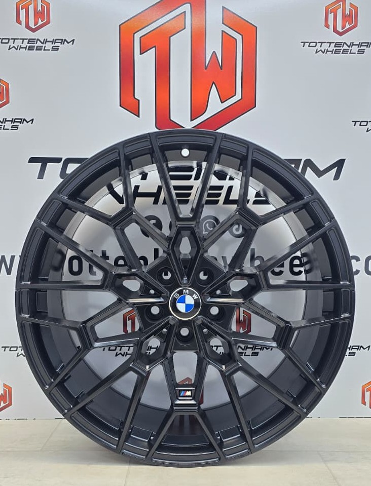 SET OF 4 BRAND NEW 20" BMW 827M STYLE ALLOY WHEELS GLOSS-BLACK 5X120