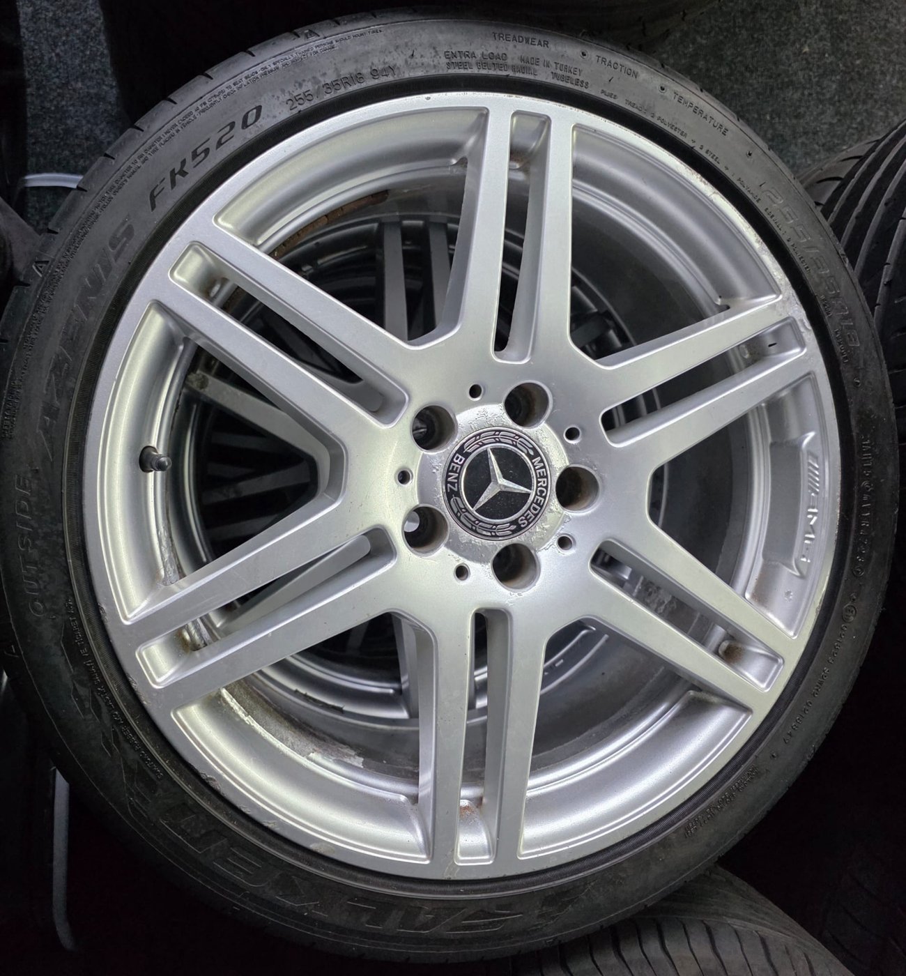 Alloy Wheels with Tyres for Mercedes-Benz – 18" – Used