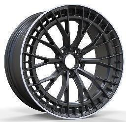 Maybach EQC Style Alloy Wheels for Mercedes-Benz – 20" – Satin Black Machine Lip