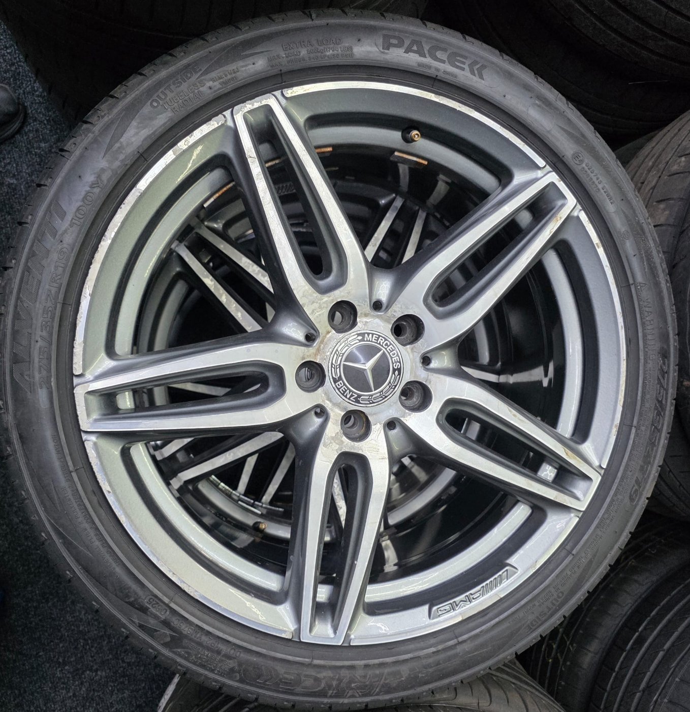 E Class Style Alloy Wheels with Tyres for Mercedes-Benz – 19" – Used