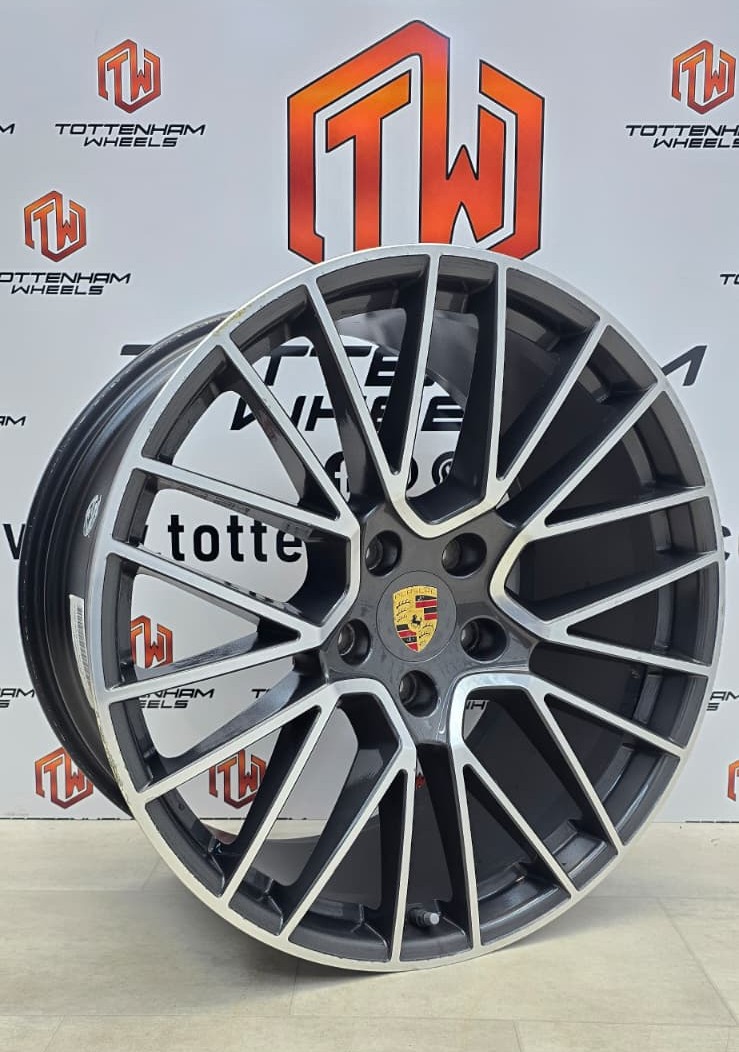OEM 21" PORSCHE ALLOY WHEEL USED 11J REAR