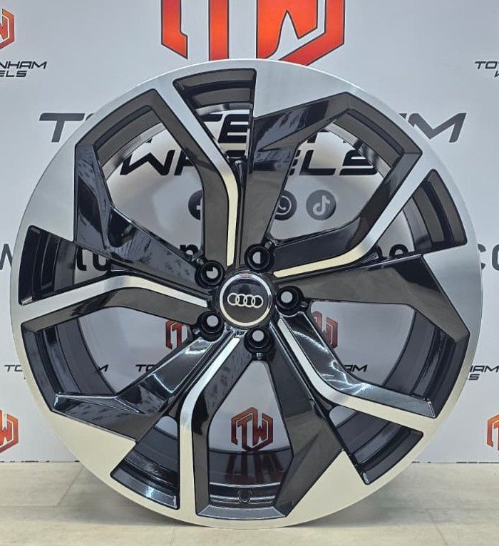 Used Audi A6 Style Alloy Wheels with Tyres – 18" – Silver