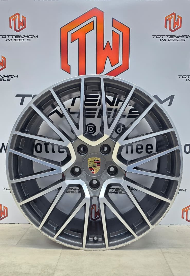 OEM 21" PORSCHE ALLOY WHEEL USED (SINGLE) 9.5J FRONT