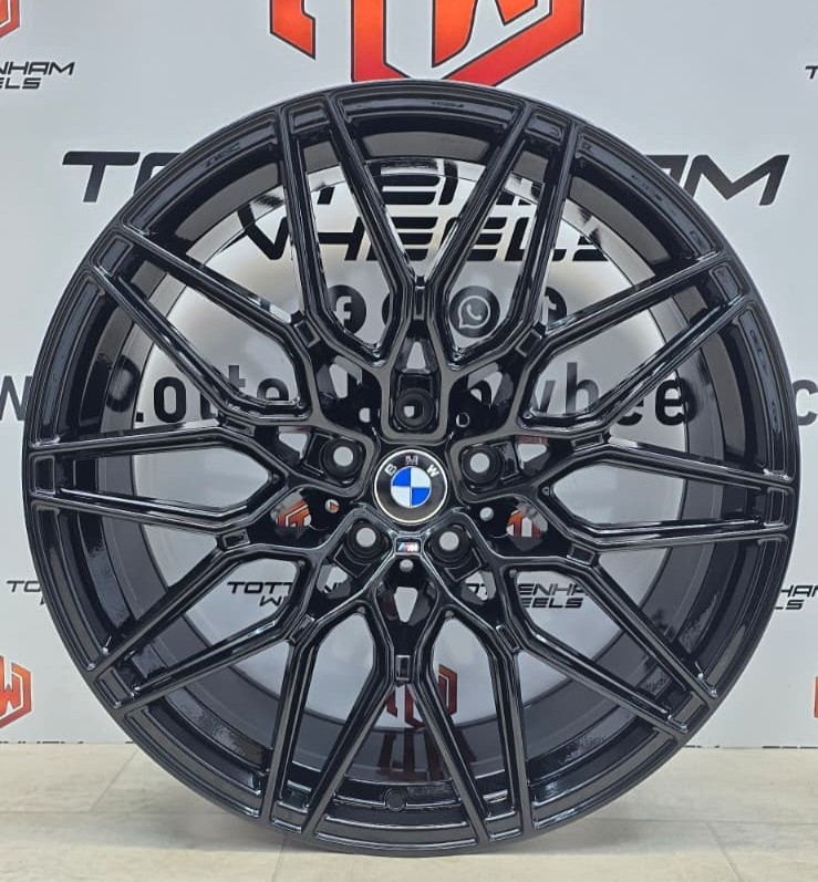 SET OF 4 BRAND NEW 19 INCHE BMW 1000M STYLE ALLOY WHEELS GLOSS-BLACK (5X120)